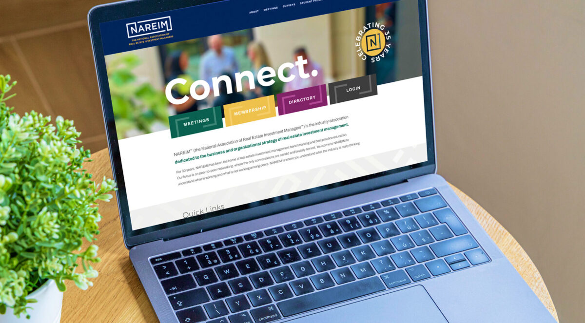 Updated NAREIM homepage design